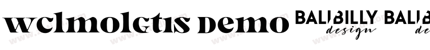 WCLMolgtis Demo字体转换
